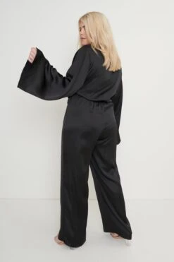 Adelaide Kimono Sleeve Jumpsuit - Black -Outlet Stylistae Store Adelaide Kimono Sleeve Jumpsuit Black74