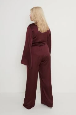 Adelaide Kimono Sleeve Jumpsuit - Wine 11 Adelaide Kimono Sleeve Jumpsuit - Wine -Outlet Stylistae Store Adelaide Kimono Sleeve Jumpsuit Curve53