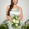Amelia Maxi Bridesmaid Dress Curve - Matte Sage
