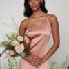 Amelia Maxi Bridesmaid Dress - Matte Tan Blush