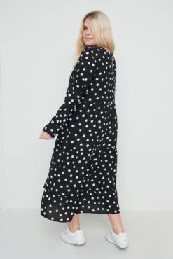 Dotty Day Dress - Black Polka Dot -Outlet Stylistae Store Dotty Day Dress Black 4159