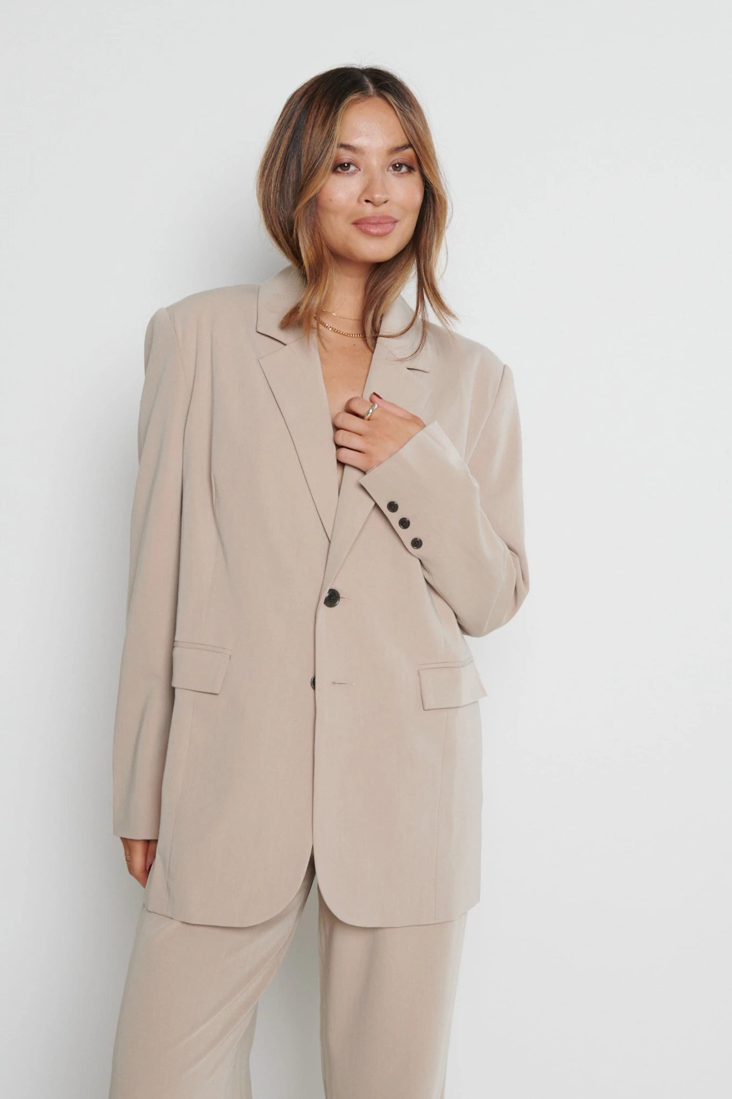 Dylan Dad Blazer - Beige 1 Dylan Dad Blazer - Beige