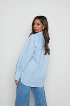 Emerson Striped Shirt- Blue -Outlet Stylistae Store Emerson shirt blue striped 1192