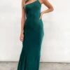 Amelia Maxi Dress - Matte Emerald Green