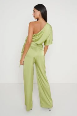 Frances Cut Out Jumpsuit - Apple Green -Outlet Stylistae Store Francis Cut Out Jumpsuit Green 548