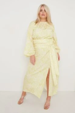 Hadley Balloon Sleeve Blouse - Chartreuse Floral -Outlet Stylistae Store Hadley Set Print 2519