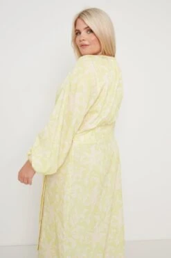 Hadley Balloon Sleeve Blouse - Chartreuse Floral -Outlet Stylistae Store Hadley Set Print 2559