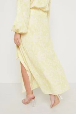 Hadley Tie Midaxi Skirt - Chartreuse Floral 14 Hadley Tie Midaxi Skirt - Chartreuse Floral -Outlet Stylistae Store Hadley Set Print 2617