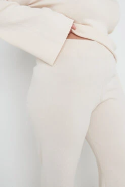 Hayden Knit Trousers - Cream -Outlet Stylistae Store Hayden Set Cream 465