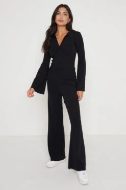 Hayden Knit Trousers- Black -Outlet Stylistae Store Hayden Trouser Black 2210