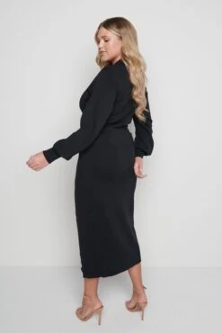 Hayden Knit Dress - Black -Outlet Stylistae Store Hayden dress black 1528 e112da99 96c7 4fa3 b114 7d72e0ecb023