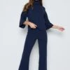 Hayden Knit Trousers - Navy