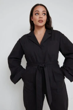 Hudson Jumpsuit- Black -Outlet Stylistae Store Hudson Jumpsuit Black Curve 567