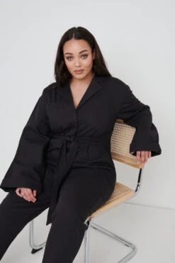 Hudson Jumpsuit- Black -Outlet Stylistae Store Hudson Jumpsuit Black Curve 577