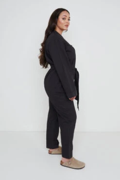 Hudson Jumpsuit- Black -Outlet Stylistae Store Hudson Jumpsuit Black Curve 592