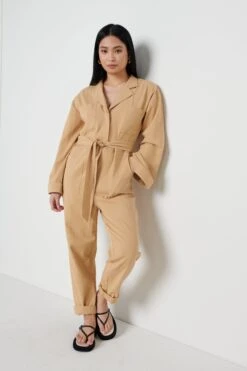 Hudson Jumpsuit- Camel