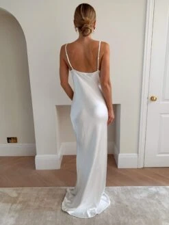 Keisha Maxi Dress - Matte Ivory 17 Keisha Maxi Dress - Matte Ivory -Outlet Stylistae Store IMG 0429