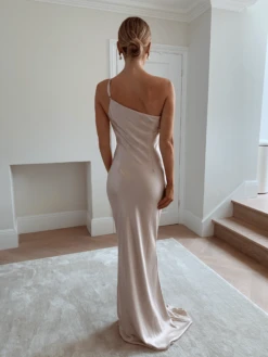 Amelia Maxi Dress - Matte Blush 9 Amelia Maxi Dress - Matte Blush -Outlet Stylistae Store IMG 2083