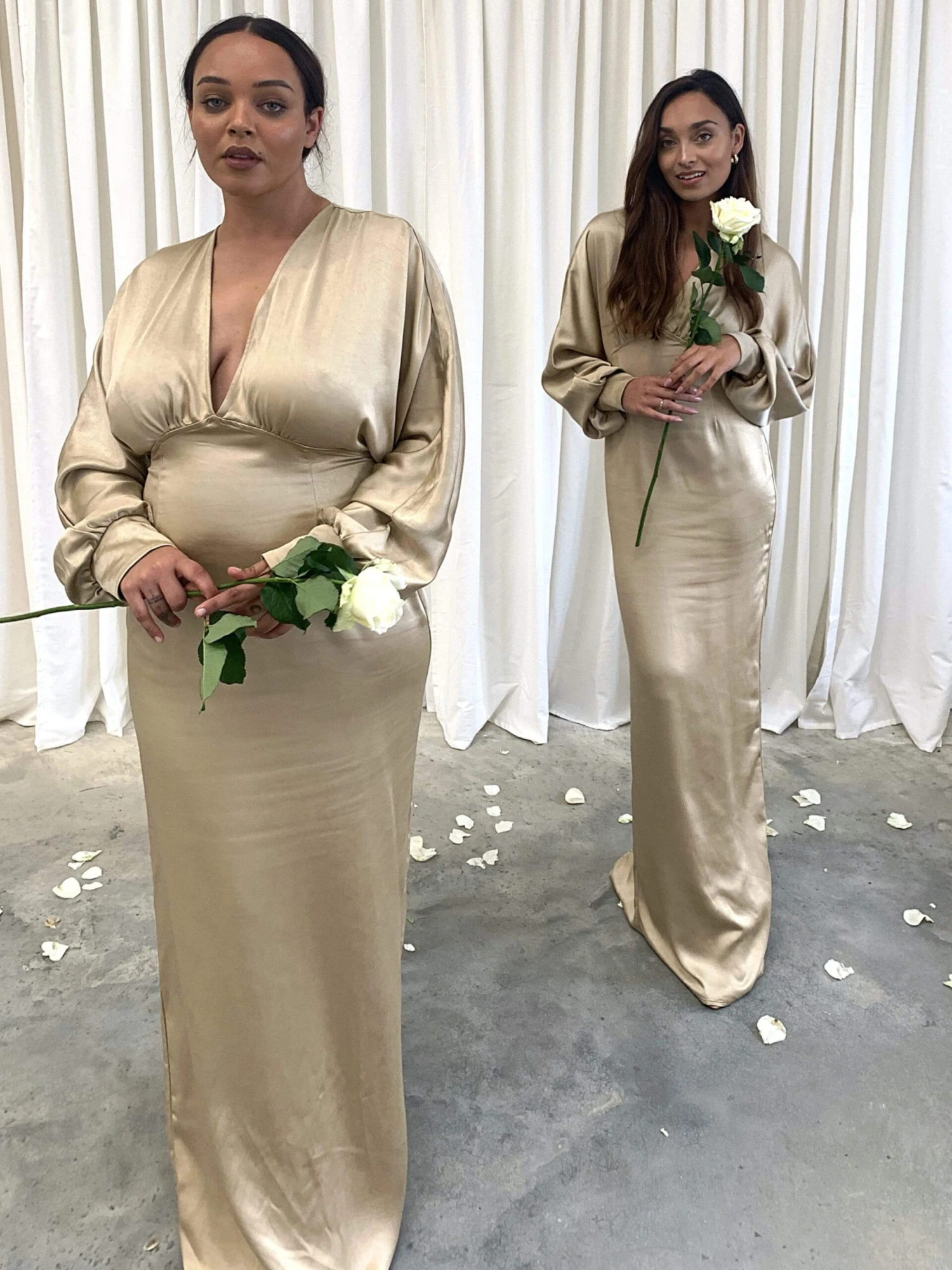 Alexis Maxi Batwing Dress - Matte Bronze 5 Alexis Maxi Batwing Dress - Matte Bronze - Image 5