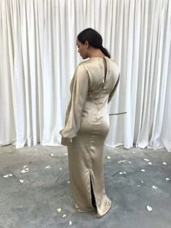 Alexis Maxi Batwing Dress - Matte Bronze 15 Alexis Maxi Batwing Dress - Matte Bronze -Outlet Stylistae Store IMG 2136