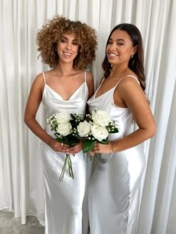 Keisha Maxi Dress - Matte Ivory