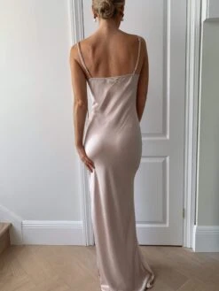 Keisha Maxi Dress - Matte Blush 9 Keisha Maxi Dress - Matte Blush -Outlet Stylistae Store IMG 5030