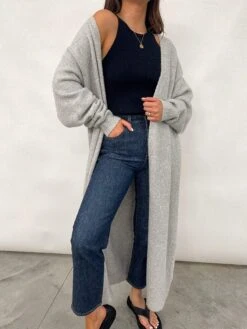 Millie Maxi Cardigan - Grey 15 Millie Maxi Cardigan - Grey -Outlet Stylistae Store IMG 6100 5d1367dd ccdb 480f a039 399e774c0fa6
