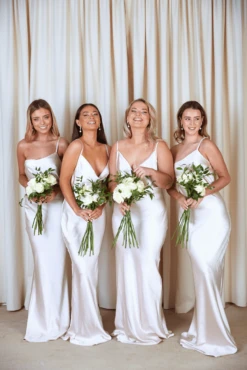 Amelia Maxi Dress - Matte Oyster -Outlet Stylistae Store IMG 7007