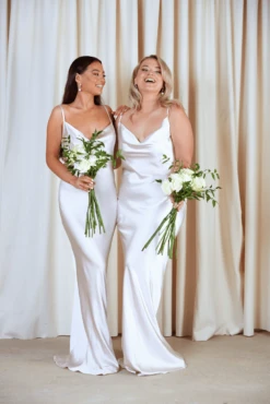 Keisha Maxi Dress - Matte Oyster 11 Keisha Maxi Dress - Matte Oyster -Outlet Stylistae Store IMG 7034