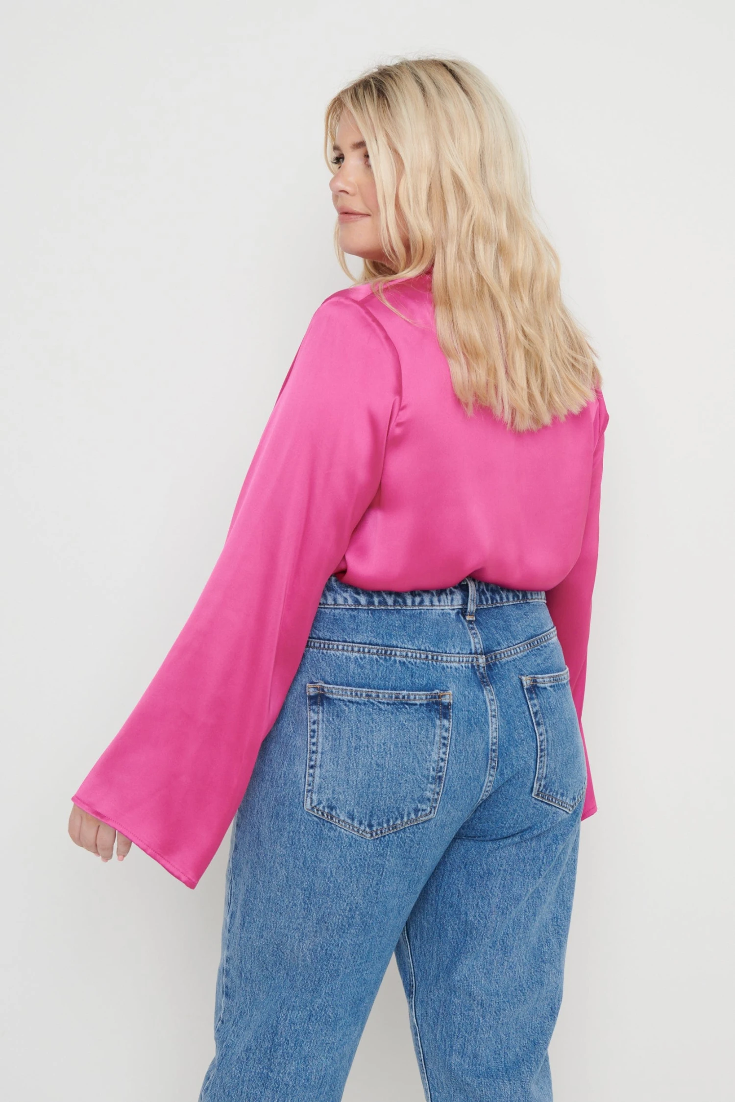 Jayda Cowl Neck Blouse - Pink 8 Jayda Cowl Neck Blouse - Pink - Image 8