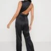 Jett Backless Jumpsuit - Black