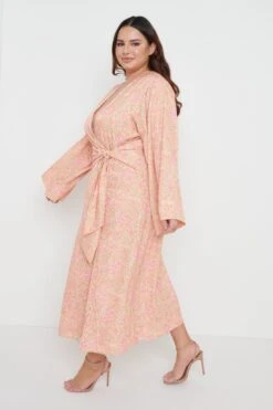 Josephine Knot Drape Midaxi Dress - Multi Ditsy Floral -Outlet Stylistae Store Josephine ditsy floral 1167