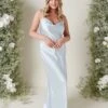 Keisha Maxi Bridesmaid Dress - Matte Ice Blue