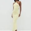 Khloe Knit Midaxi Dress - Lemon