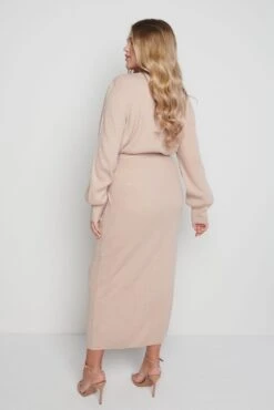 Mae Crew Neck Knit Dress - Dusty Pink -Outlet Stylistae Store Mae dress pink 37152 92bbf36f 0e94 4834 8de0 bbe87fc9ad6e