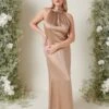 Odelle Maxi Bridesmaid Dress - Matte Mocha