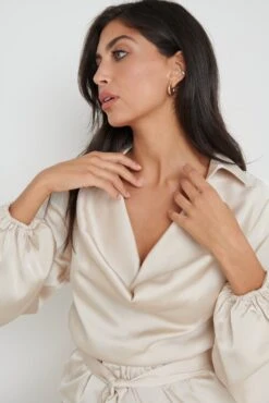 Orla Satin Cowl Neck Jumpsuit - Oyster 9 Orla Satin Cowl Neck Jumpsuit - Oyster -Outlet Stylistae Store Orla Satin Cowl Neck Jumpsuit Oyster 226