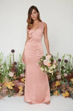 Piper Maxi Bridesmaid Dress - Matte Tan Blush 6 Piper Maxi Bridesmaid Dress - Matte Tan Blush -Outlet Stylistae Store Piper Maxi Tan Blush 1317