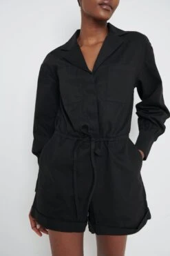 Skyla Playsuit - Black -Outlet Stylistae Store Skylar playsuit black 3466