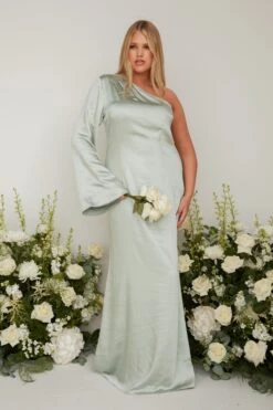 Rosie Maxi Bridesmaid Dress - Matte Sage
