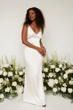 Esmee Maxi Bridesmaid Dress - Matte Champagne -Outlet Stylistae Store custom resized ab43c96c f221 4387 98c7 efc297b1e3ee