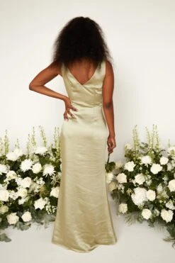 Esmee Maxi Bridesmaid Dress - Matte Olive -Outlet Stylistae Store custom resized d85361a9 bef8 43d7 a0c5 418cbe8f17b2